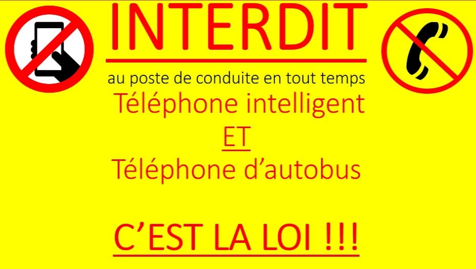 Loi sur les téléphone cellulaire !!