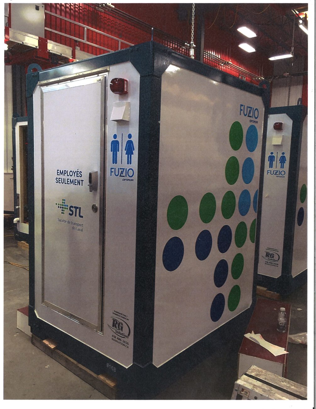 Toilettes chimiques chauffées