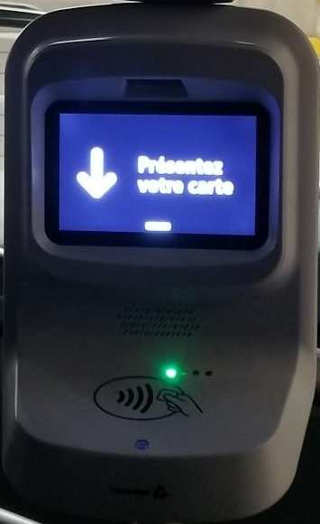 Prochain Valideur carte opus