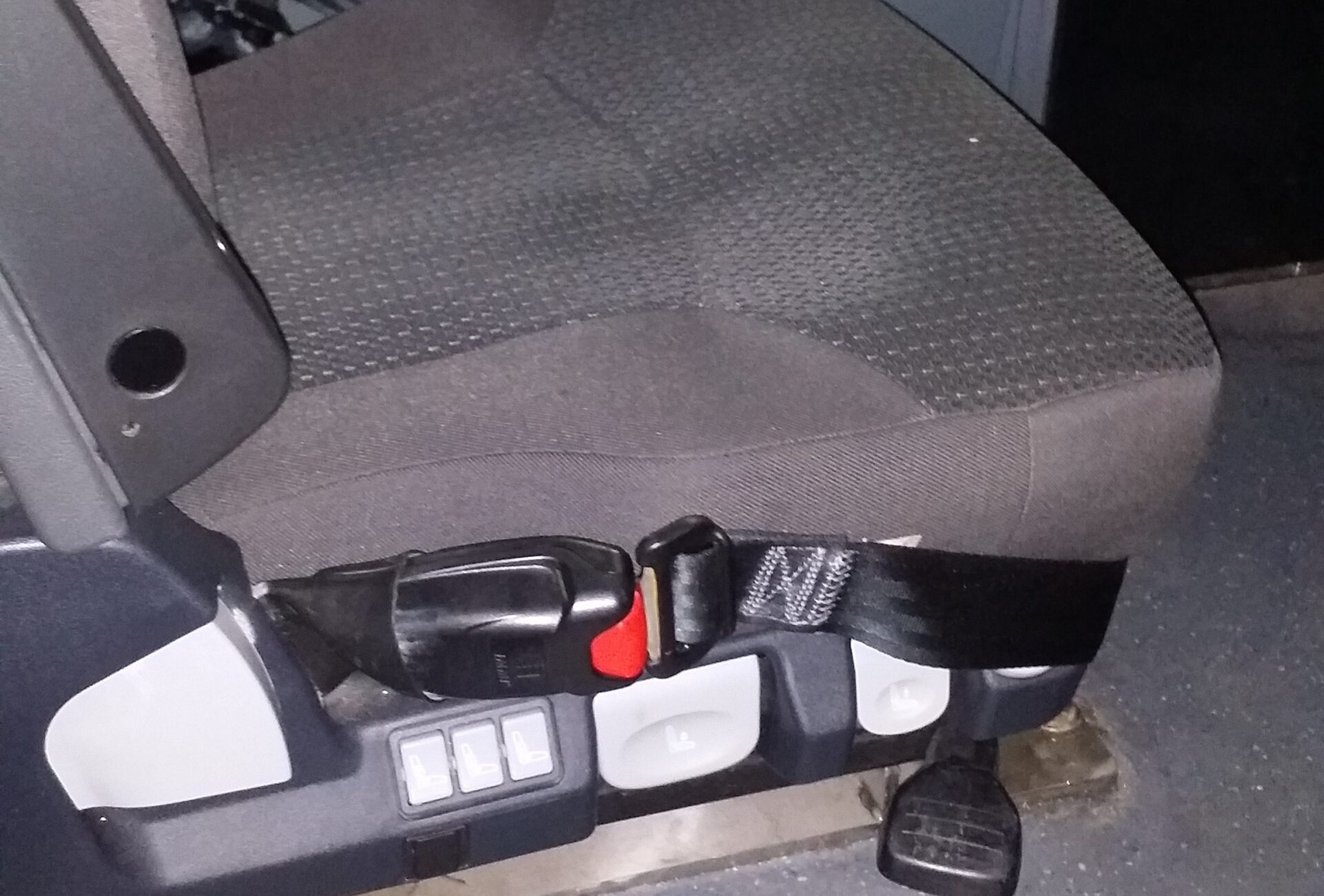 Le port de la ceinture de sécurité ce n’est pas pour le siège !