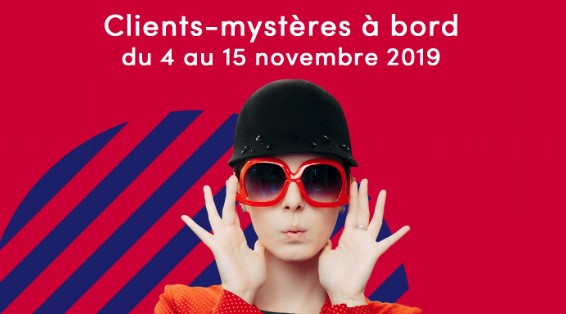 Clients-mystères à bord!