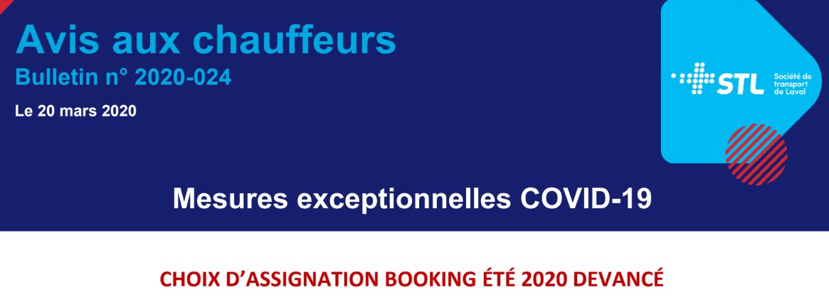 MESURES EXCEPTIONNELLE COVID-19