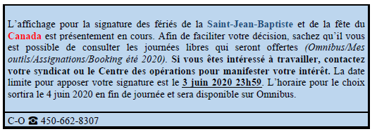 SIGNATURE FÊTE DE LA ST-JEAN ET 1ER JUILLET 2020