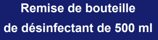 BOUTEILLE DE DÉSINFECTANT