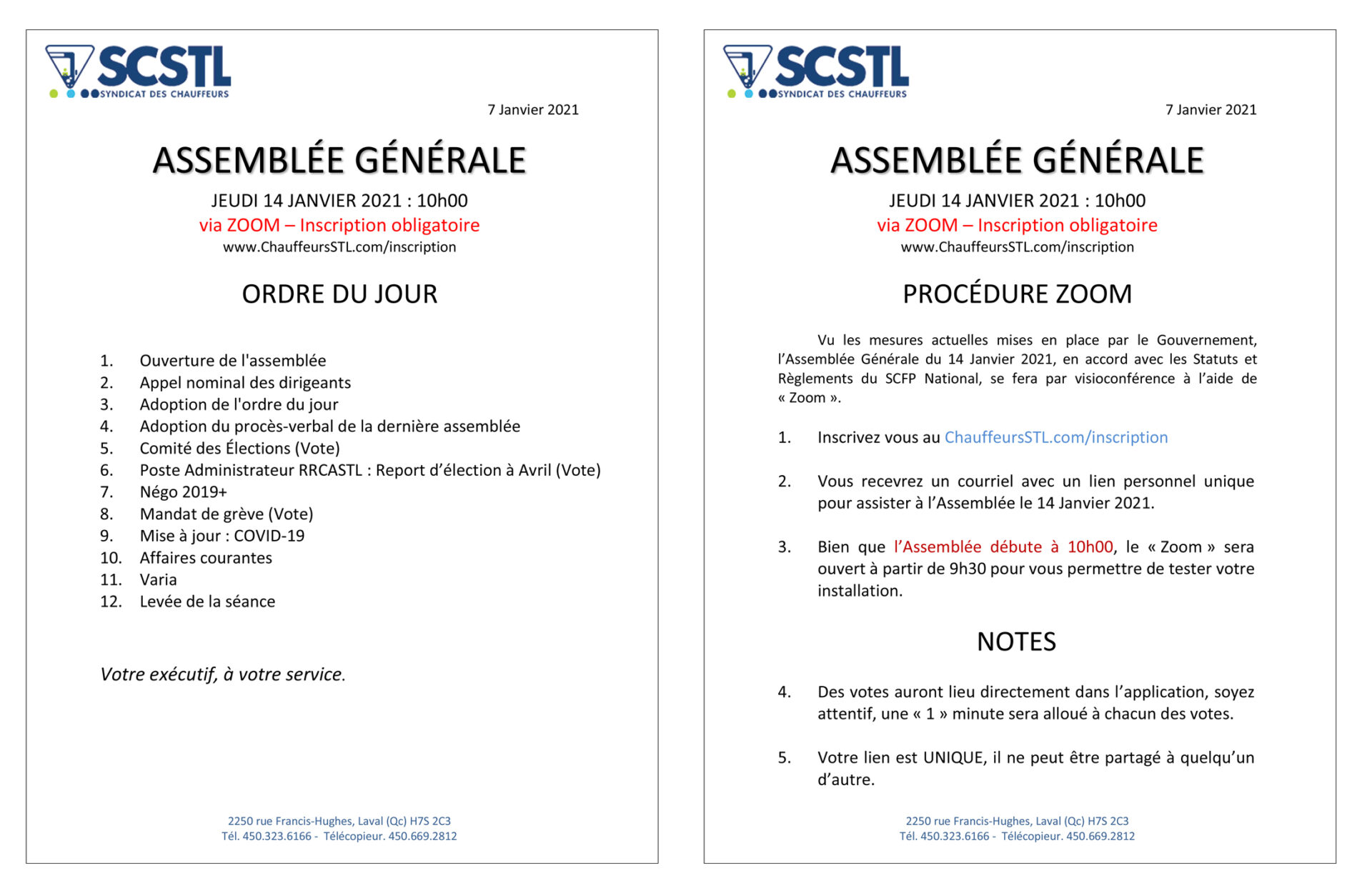 2021-01-14 – Assemblée Générale Régulière (Zoom)