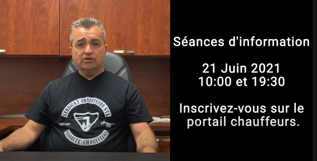 2021-06-18 – Séances d&rsquo;information à venir et Manifestation!