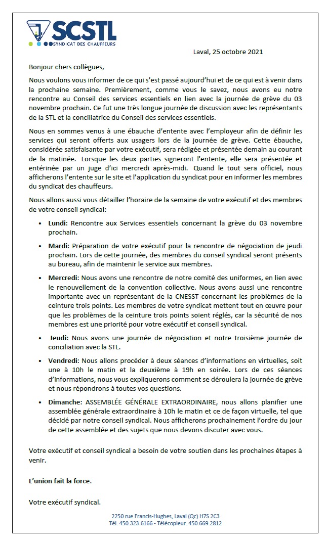 2021-10-25 DÉROULEMENT SEMAINE EN COURS