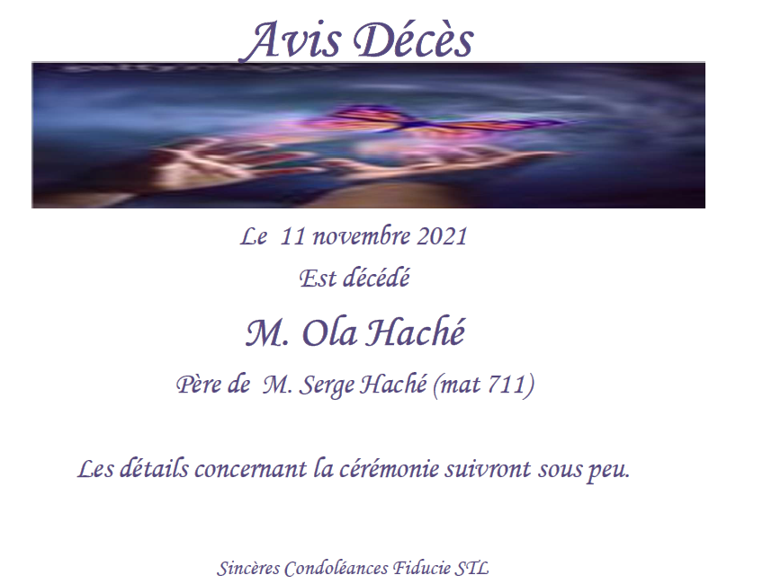 2021-11-11 DÉCÈS PÈRE DE SERGE HACHÉ