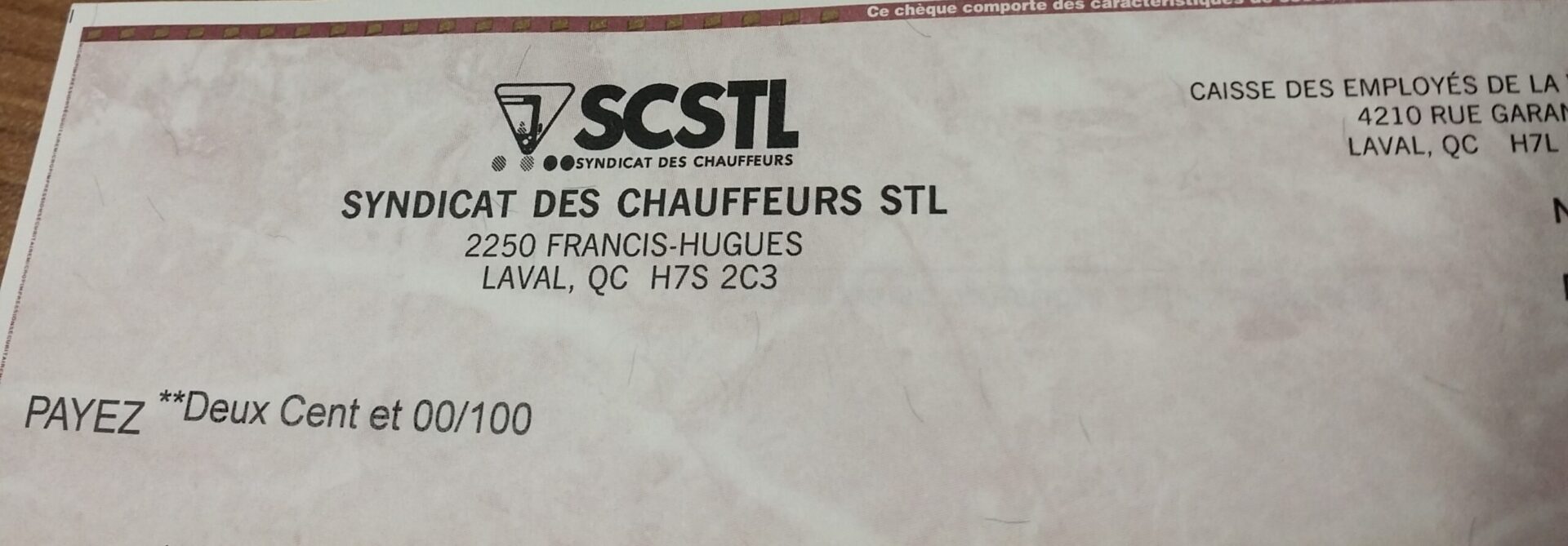 2021-12-07 C&rsquo;EST LA JOURNÉE DU CHÈQUE!