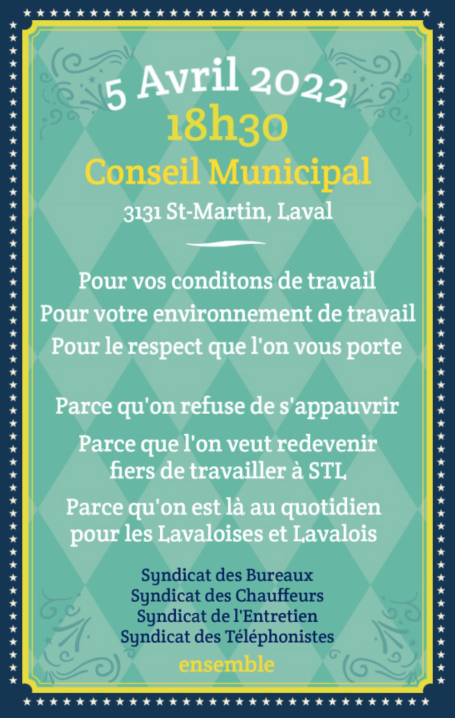 2022-03-25 MANIFESTATION CONSEIL MUNICIPAL DU 5 AVRIL 2022