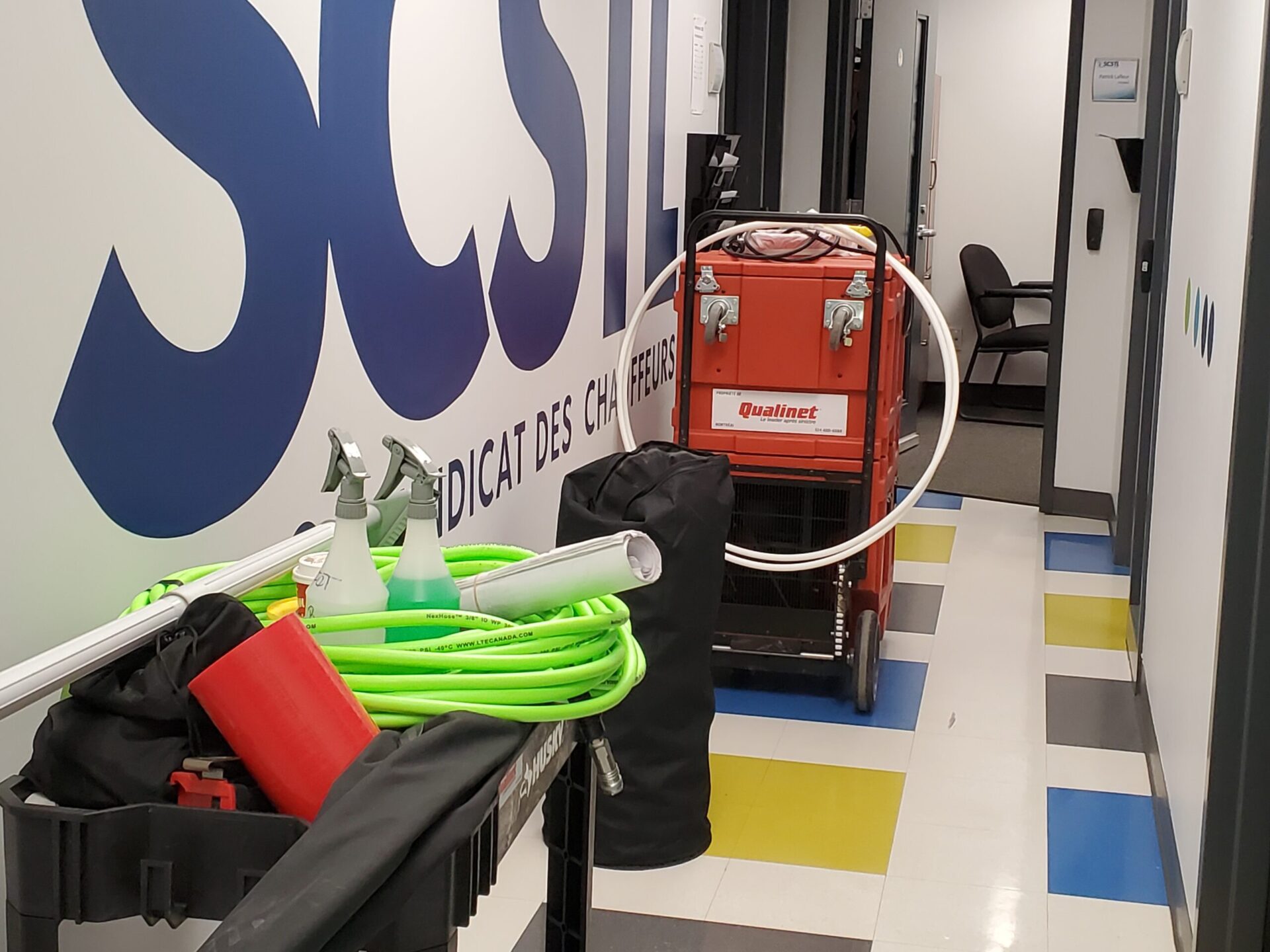 2022-03-15 NETTOYAGE DE LA VENTILATION TQS CAFÉTÉRIA ET LOCAL SYNDICAL