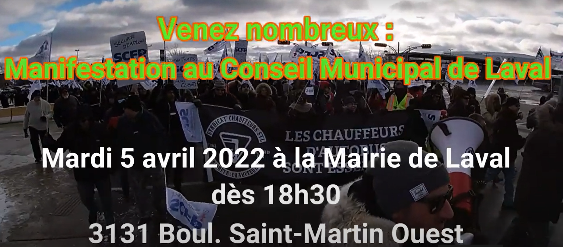 2022-03-28 VIDÉO D&rsquo;INVITATION AU CONSEIL MUNICIPAL!