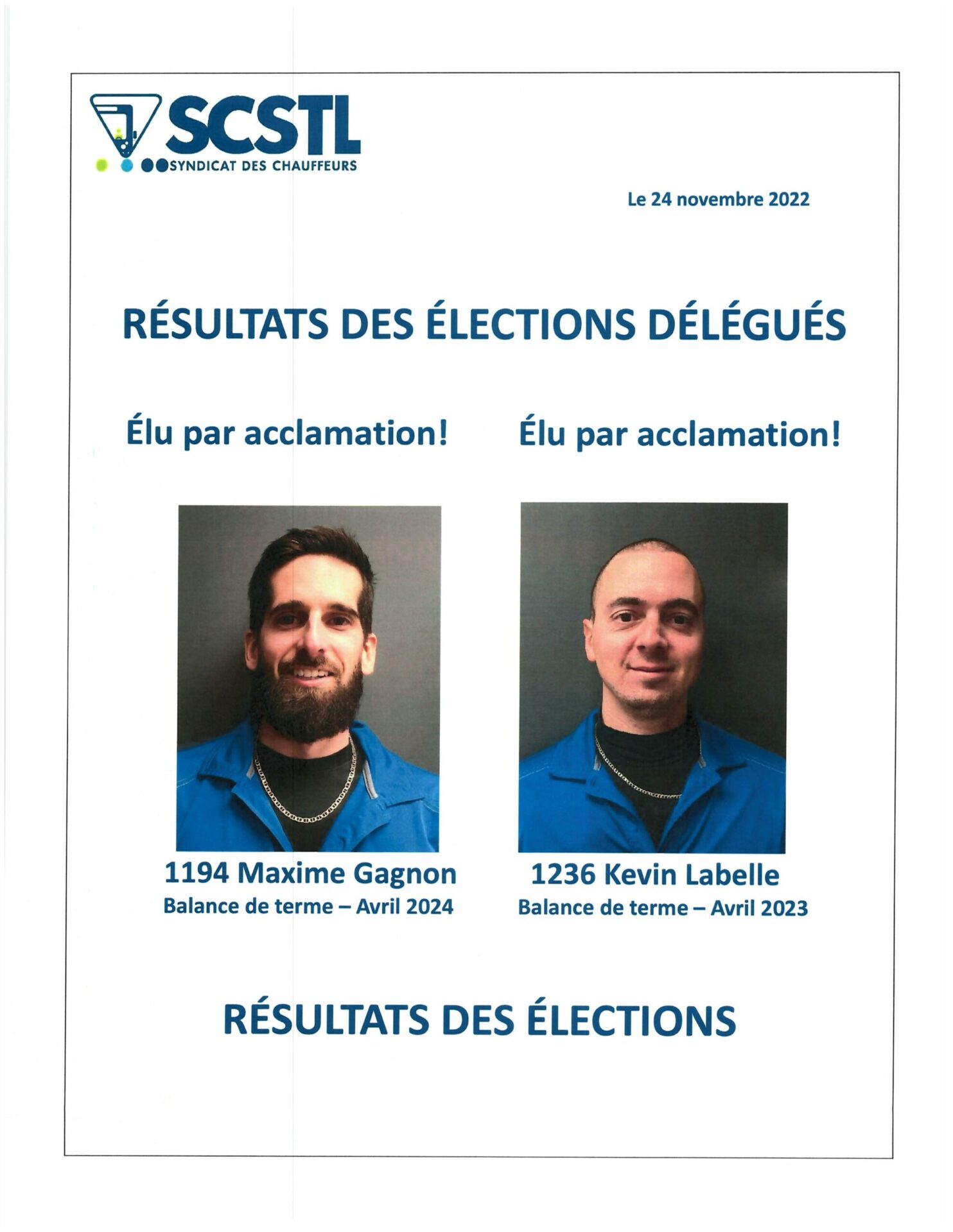 2022-11-24 Élu par acclamation : Délégués