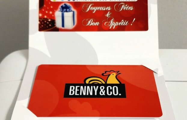 2025-12-30 Carte cadeau Benny et Co de 25$ de votre syndicat