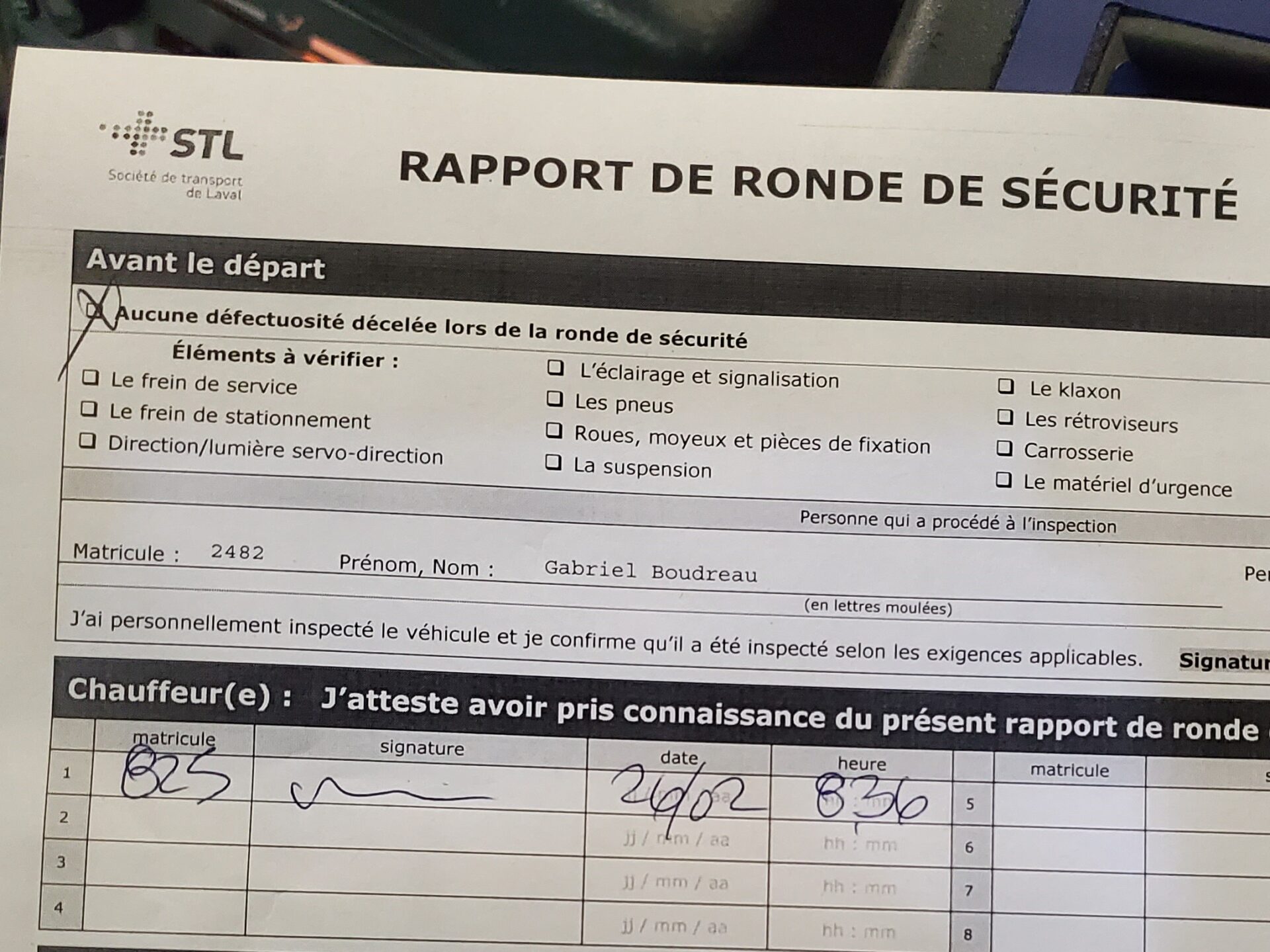 2023-03-05 VAD, rappel ronde de sécurité et application syndicale