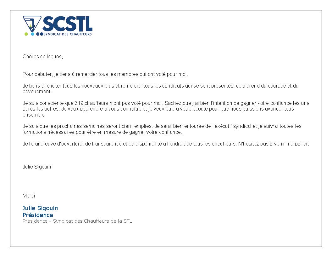 2023-04-26 Lettre de la Présidence