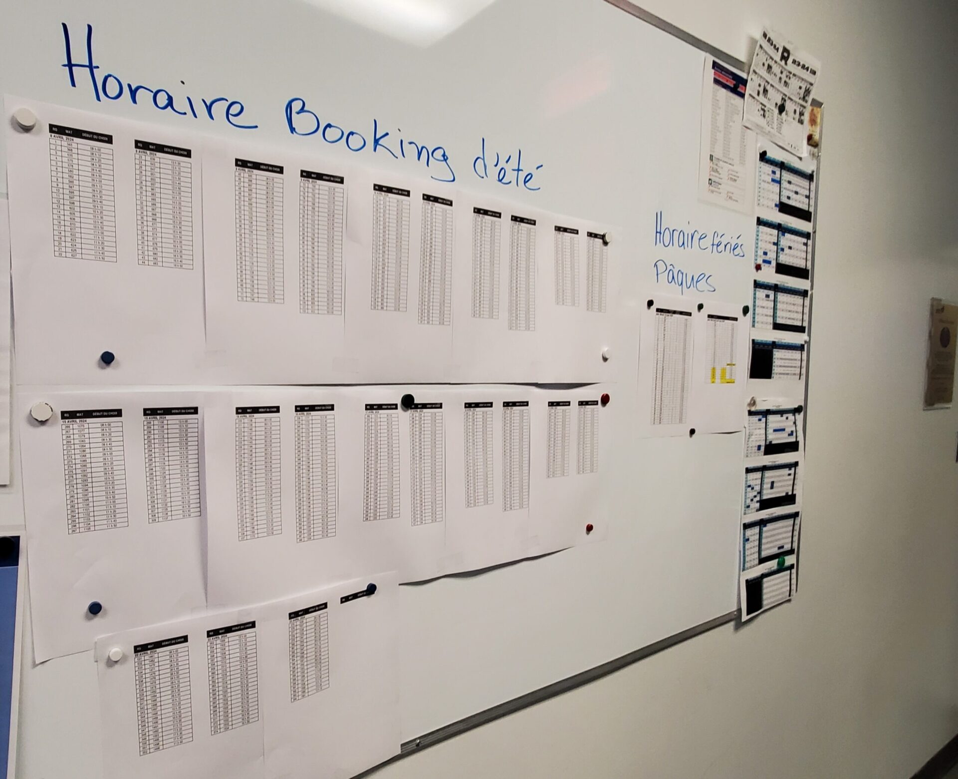 2025-03-12 Horaire choix d&rsquo;assignation été 2025 et fériés de Pâques