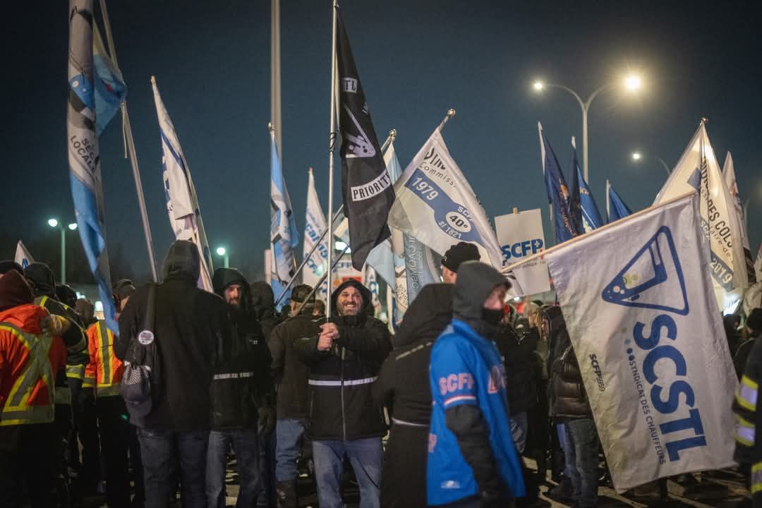 2025-02-05 Résumée Manifestation cols bleus de Laval