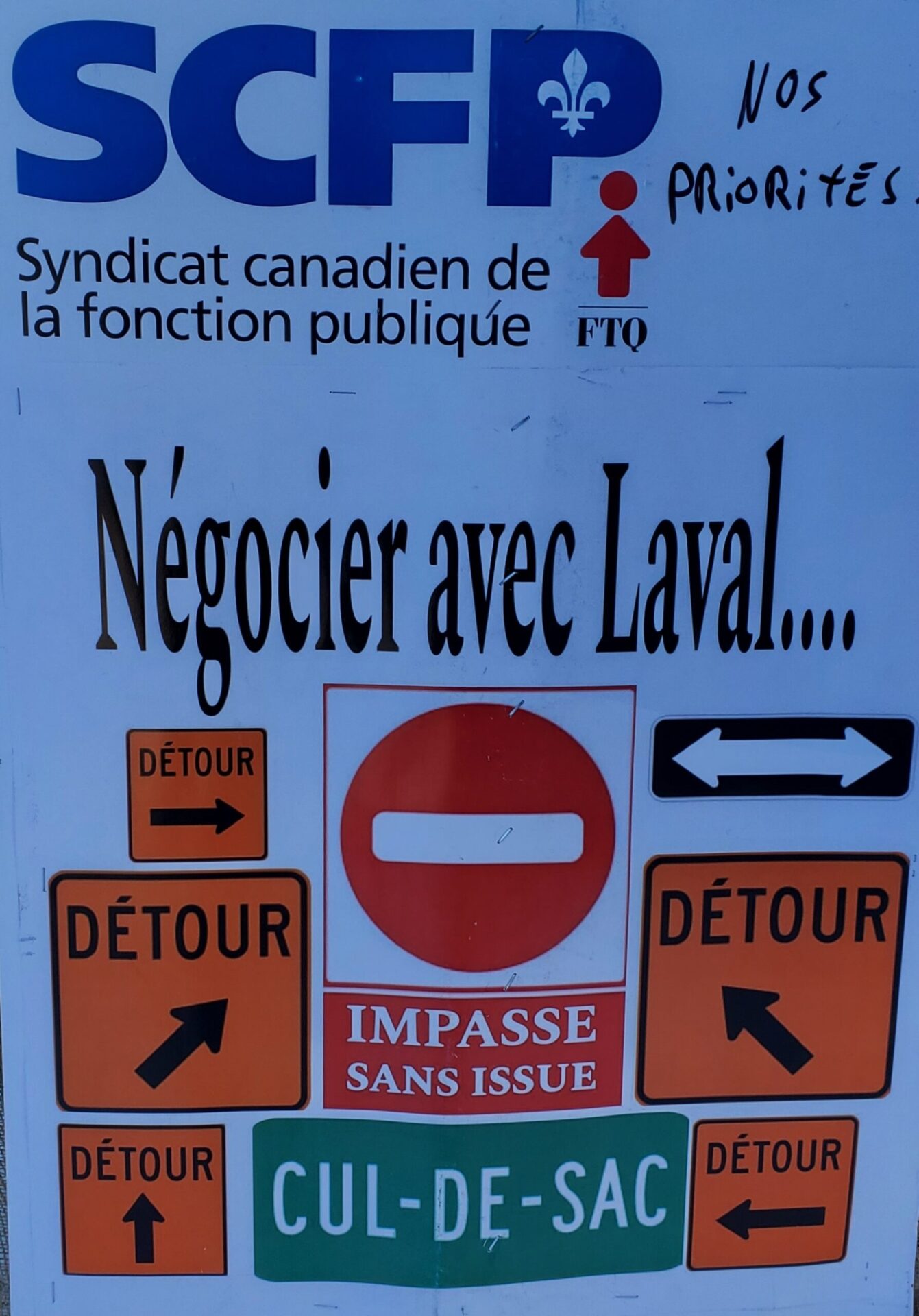 2025-03-07 Cols bleus en grève – Ville de Laval