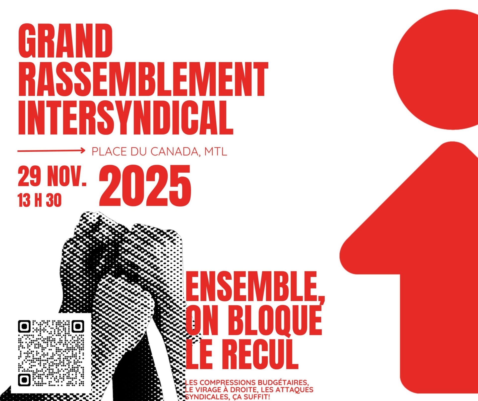 2025-11-28 Rappel Grande manifestation demain contre les dérives gouvernementales