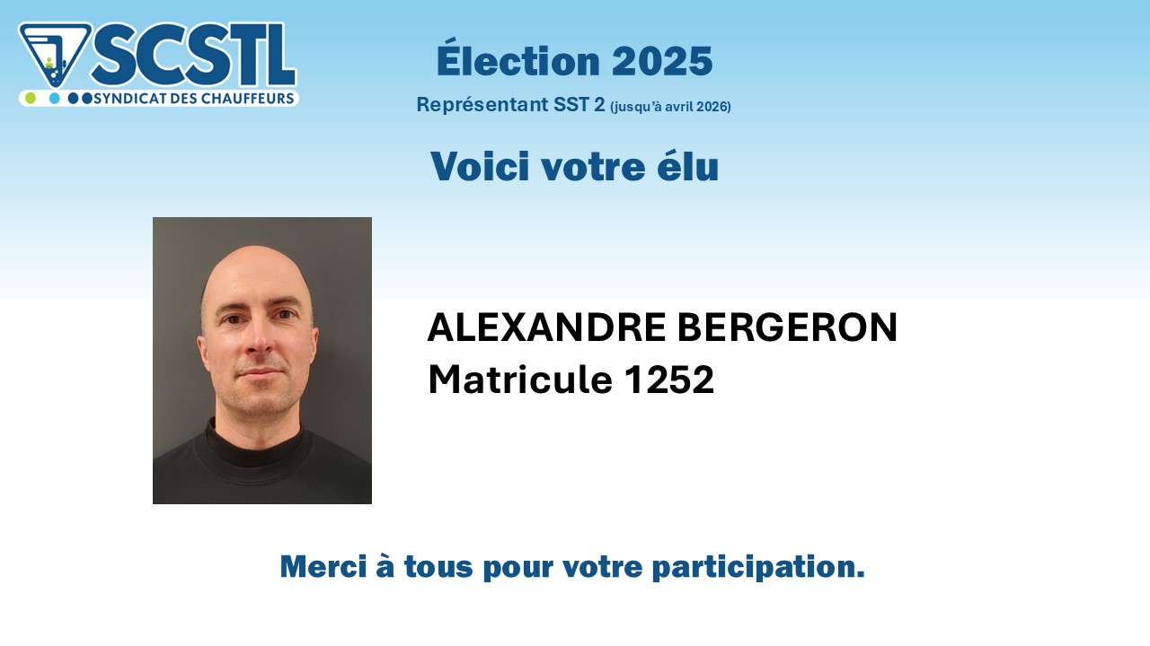 Élections Complémentaires 2025 : Votre Élu !